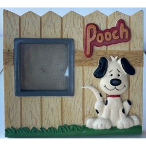 RUSS Berrie & Co. White Pooch Dog Photo Frame (Fits a 2.75 X 2.75 Photo)